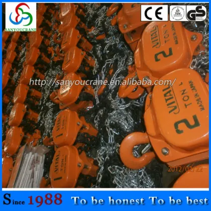 Chain block Hoist for Lifting VT Type 3ton Manual Chain block Hoist
