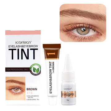 Hot Sale Hybrid Eyebrow Dye Kit - Plant-Based Safe Brow Stain Tint