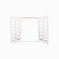 I-White-Form Wigh of Window Bibwood Shutter