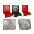 Hot-selling plastic household cafeteria rattan chair mould