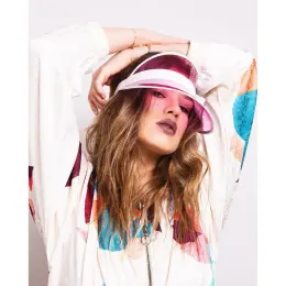 UV Protection Transparent PVC Sun Visor Cap