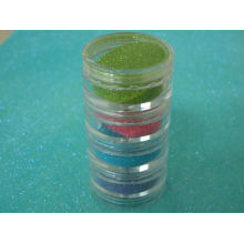 Pet Acrylic Glitter Powder 1/128" , Iridescent Glitter For Nail