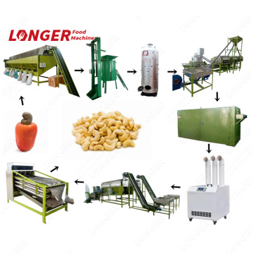 Small Scale Automatic Cashew Processing Line