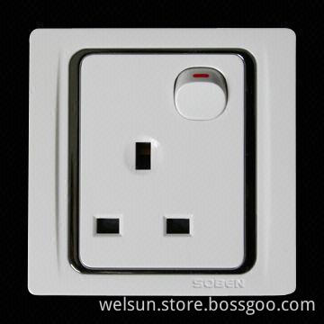 13a/250v Square Socket With Switch, Multi-color Super Luxurious ...