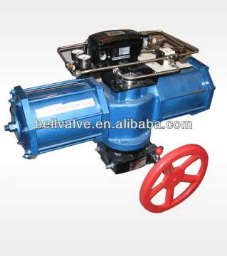 Quarter turn spring return pneumatic actuator