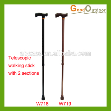W719 PP Handle Aluminum Adjustable Walking Stick