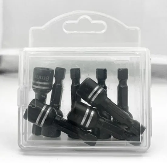 Professional Bit Driver Rod Holder with Magnetic Nut Sleeve for Surface Metric & Imperial 5-19mm Bolts