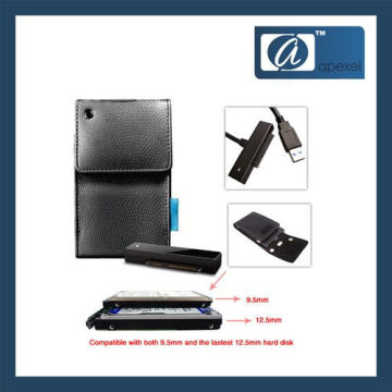 External Usb Ssd 5 Gb/s 2.5" Black Mobile External Hdd Enclosure With Blue Led Xd-2531u30