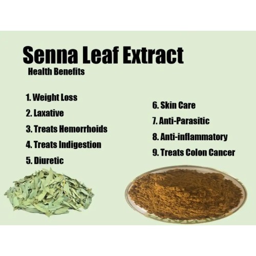 Natural Sennosides Powder Senna Leaf Extract