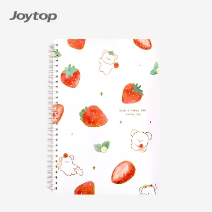 Wholesale Strawberry Bear Spiral Notebook Joytop 3992