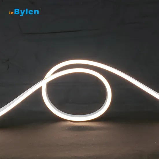 DC24V Silicone Neon Light LED Strip 140led/m 12W White Flex LED Neon Light Rope IP67 5M