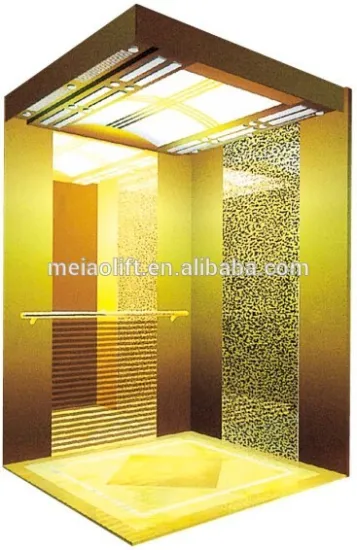 Luxary car design, VVVF drive, residential lift, passenger lift, 4-21 persons, small machine room passenger elevator
