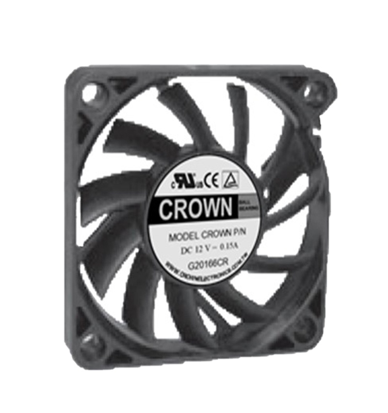 Crown 5v 12v 6010 przepływ osiowy wentylator stałego