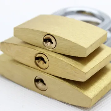 High Security Heavy Duty Polished Brass Padlock