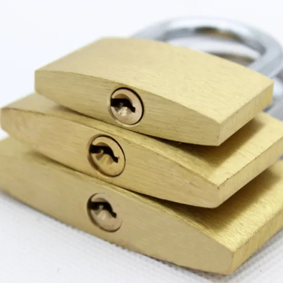 High Security Heavy Duty Polished Brass Padlock