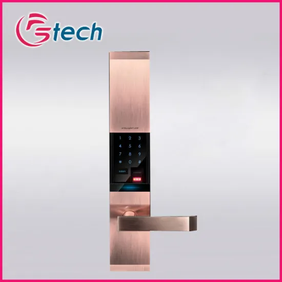 Sliding dustproof cover biometric safe lock