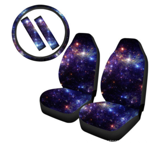 Custom Polyester Four Seasons Car Seat Cover Set with PVC Material