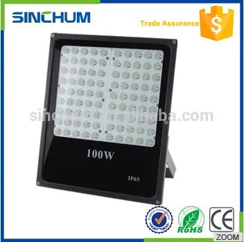 100 watts with Lens small beam angle high brightness led flood light