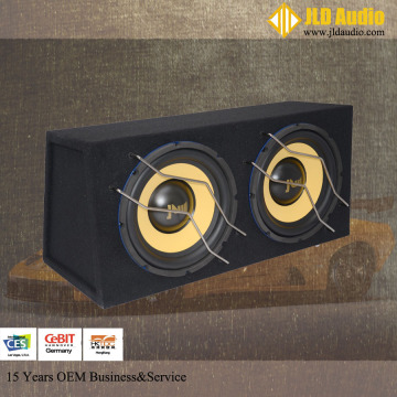 High performance Sealed dual 12inch passive subwoofer box Car Enclosure