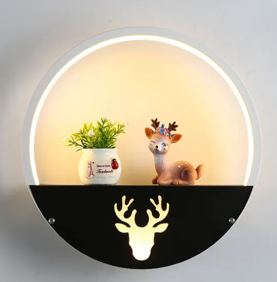 Children's Bedroom LED Wall Lamp: Cartoon Decorative Light for Kids Room