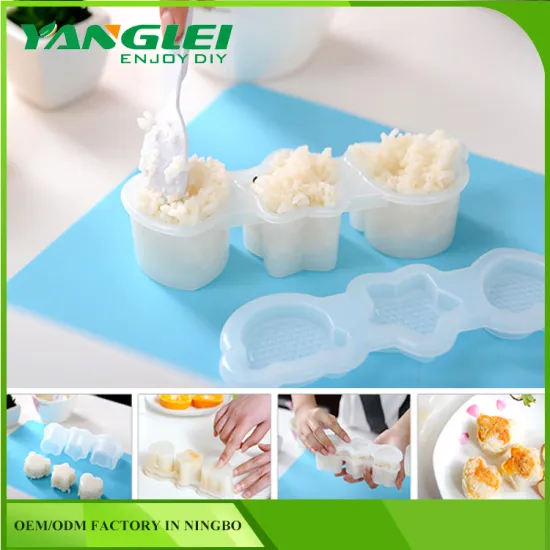 Plastic sushi maker/star/heart/bear dolmer magic roll sushi maker