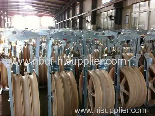 Stringing Blocks For Two Bundled Conductors 