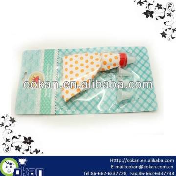 Food Safety Cake Decorating Icing Bag With 4 Nozzles