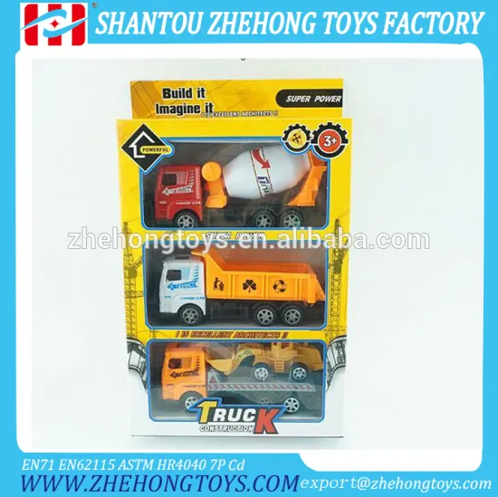 3 PCS Construction vehicles toys for kids