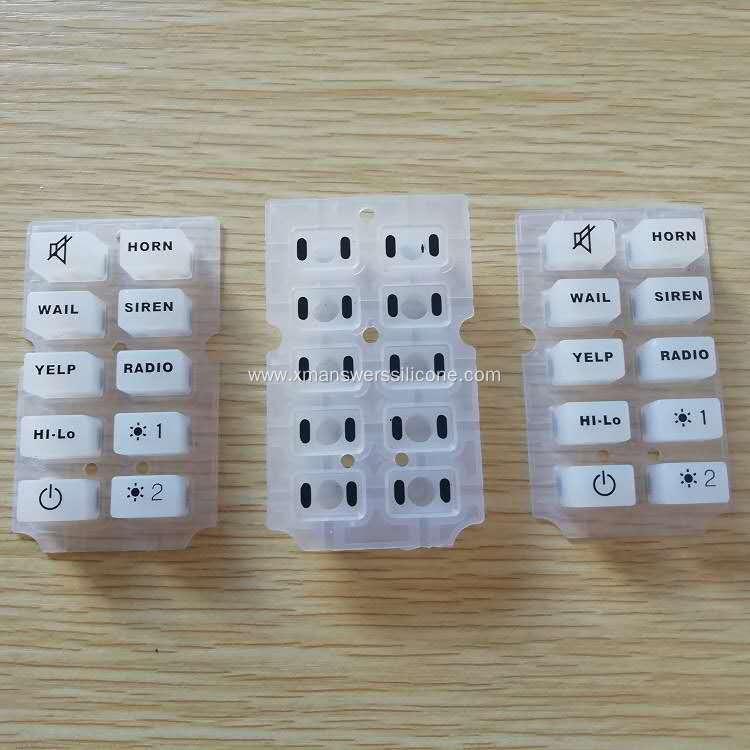 Translucent LED siliconrubber push buttons MIDI controller