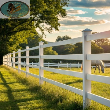UV Resistant PVC Horse Fence 100% Natural Material