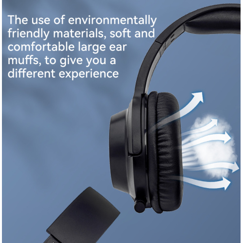 Headset gaming headphone noise membatalkan suara bass surround di atas headphone telinga dengan mic