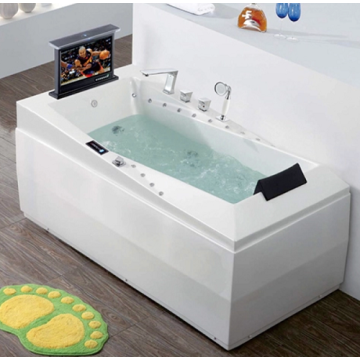 Acrylic Soaking Material Freestanding Massage Bathtub