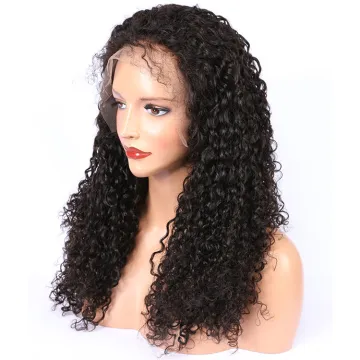 curly Human Hair Wig 6*6 Closure Wig for Black Women Lace Front 6*6 Wig natural color transparent lace