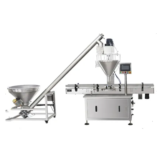 JIANFENG Automatic Dry Powder Filling Machine for Coffee Bean, Protein Milk Powder, and Cocoa Bottles