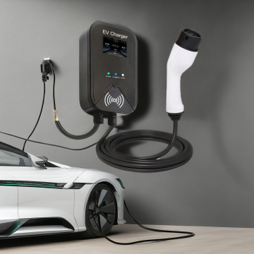 Portable 11kW 16A Type 2 EVSE Home AC Wall-Mounted Charger for Electric Vehicles