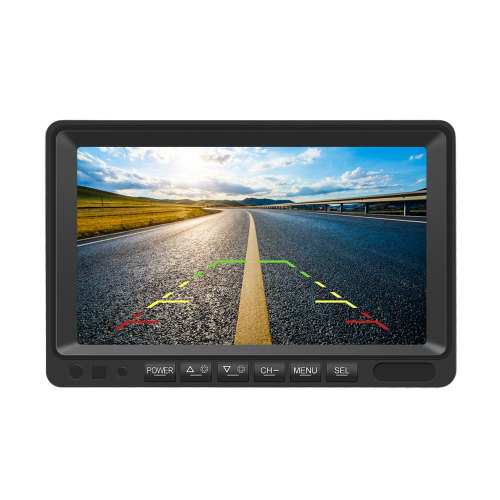 180 Degree Image Flip Truck Monitor with Guidelines