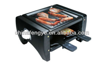 cooking raclette grill