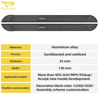 Maremlyn Aluminium Side Step Running Board for SWM G01