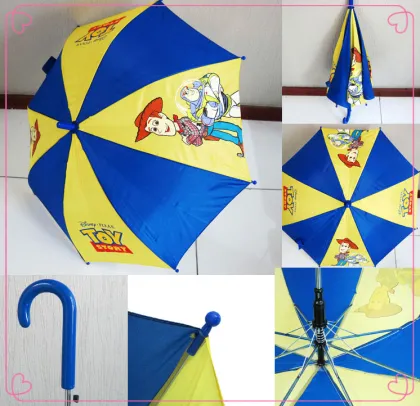 Full color printed buzz lightyear cartoon boys umbrella