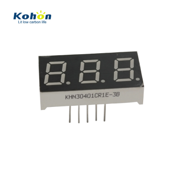 KHN30401CR1E-3B 0.4 Inch 7 Segment LED Display Board