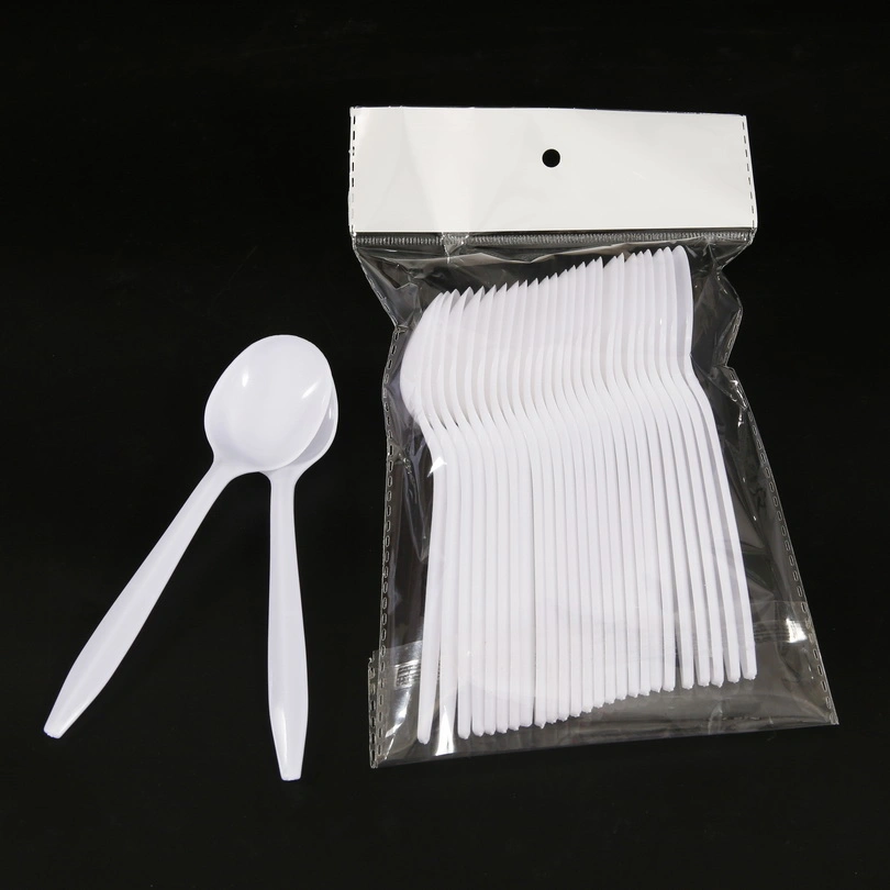 Plastic Spoon Heavy Weight Clear Plastic Tea Spoons