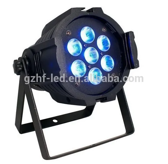 High Brightness 5in1 15W RGBWA 7PCS LED Par Light