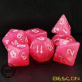 Bescon Moonstone Dice Set Peachy, Bescon Polyhedral RPG Dice Set Efecto Moonstone