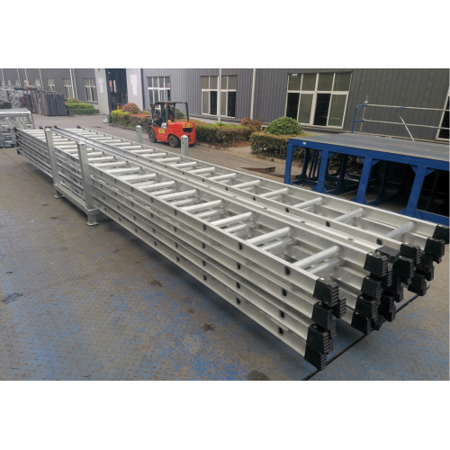 Escaleras de aluminio de alta calidad utilizadas en andamios