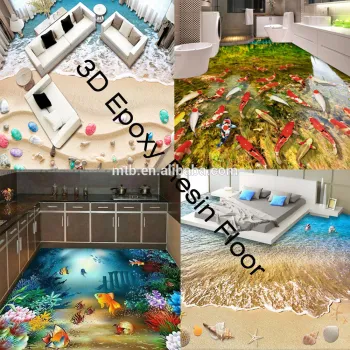 3D Epoxy Resin Home Flooring