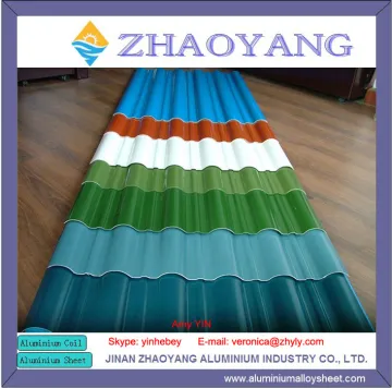 Roofing building corrugated aluminum plate