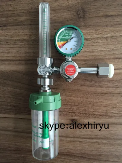 Medical Oxygen Gas Gauge Regulator Medical Oxygen Flowmeter