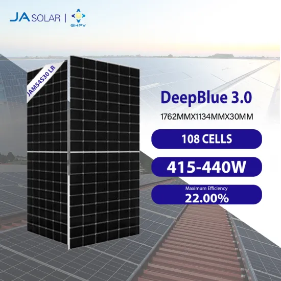 Ja Solar DeepBlue 3.0 Europe-wide Shingled Solar Panels: 415W to 440W Power Output in All-Black Design