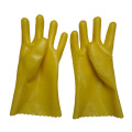 Yellow Single Dipped PVC 27cm