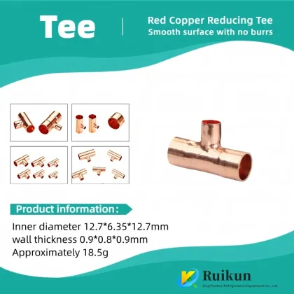 25.4x19x25.4 Special-Shaped Copper Tee for Pipes